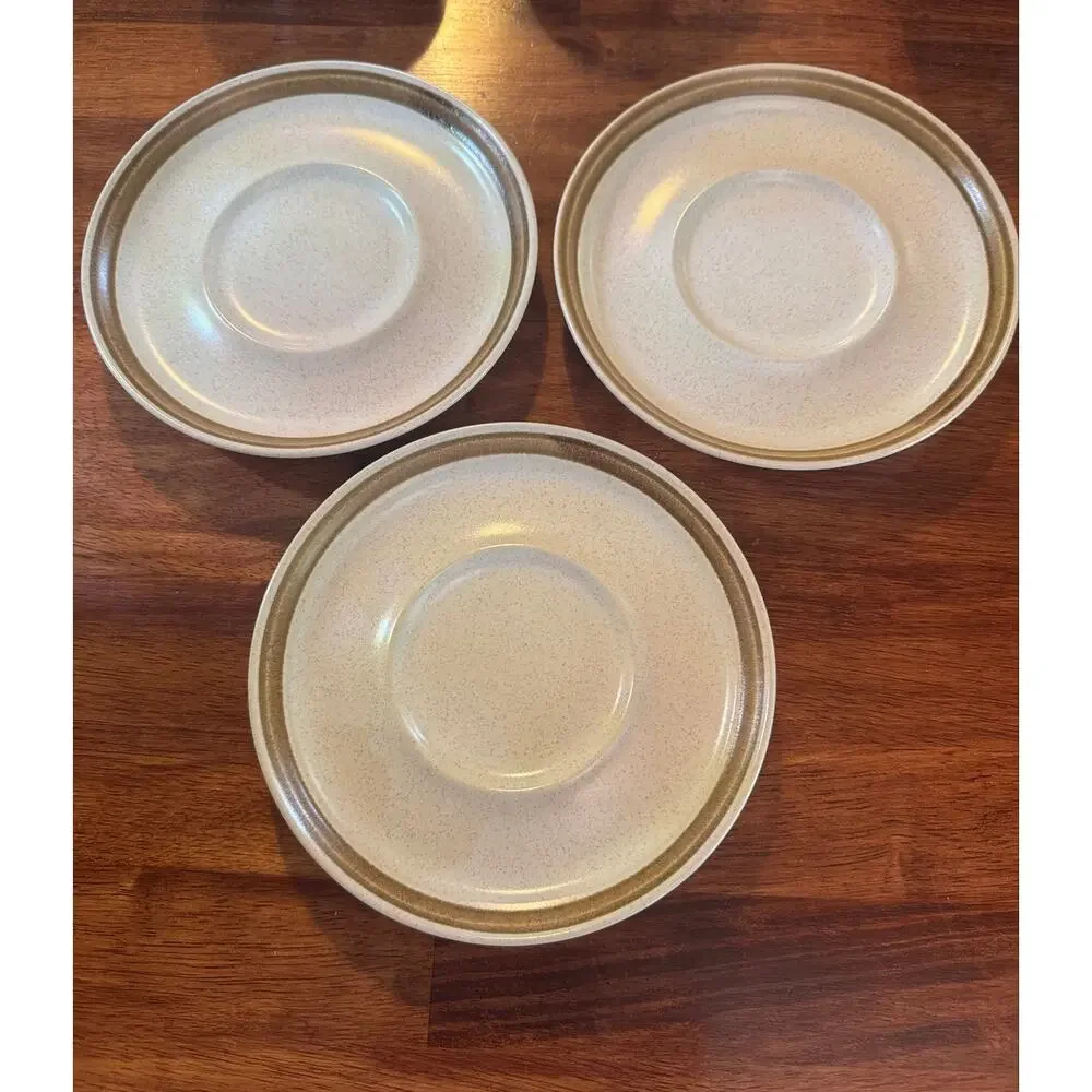 3 Mikasa Country Manor J1000 Stoneware Cups & Saucers